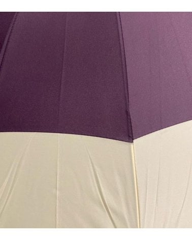 Paraguas Bicolor de Aluminio con 16 Varillas Robustas