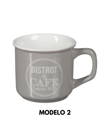 Taza con Diseño Bistrot y Café de 42 Cl