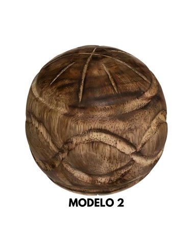 Bola Decorativa de Madera Mango de 8 Cm