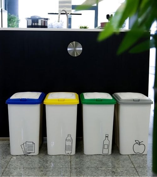 Cubo de Basura Easy Touch para Reciclaje