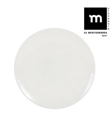 Plato Llano de Porcelana Monaco