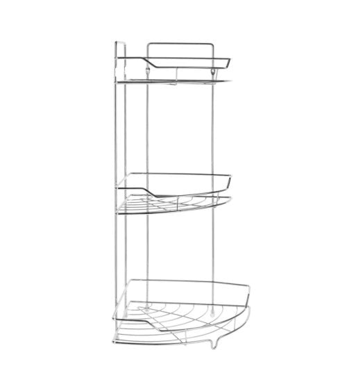 Estante Esquinero Venterra de 3 Niveles para Ducha