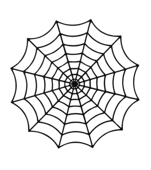 Mantel Individual de Telaraña para Halloween