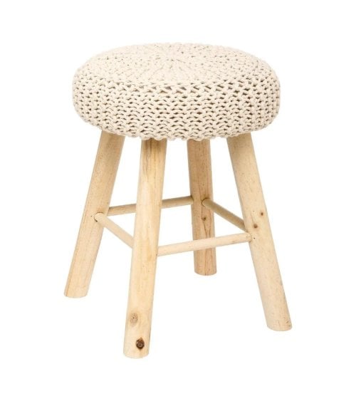Taburete Auxiliar Suzette de Madera de Pino