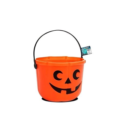Cubo de Plástico para Caramelos de Halloween