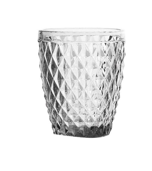 Set 6 Vasos de Cristal Tallado Sidari Transparente