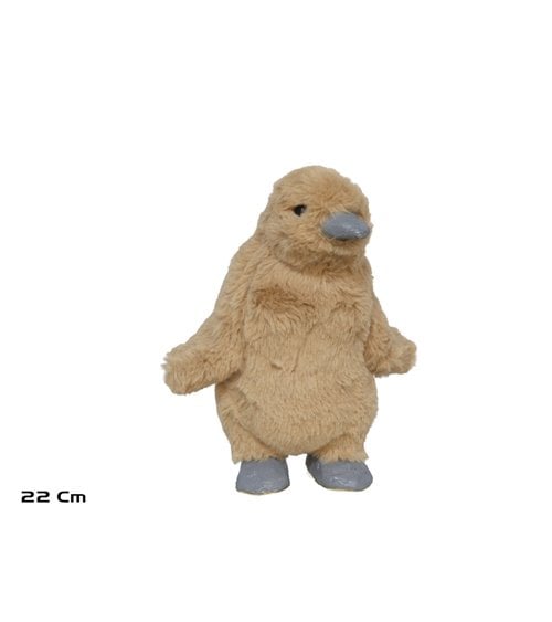 Pingüino Marrón Decorativo de Pie para Navidad