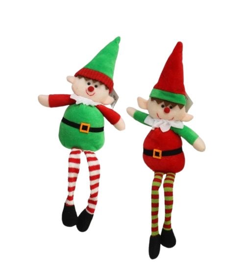 Elfo Navideño de Peluche para Decoración
