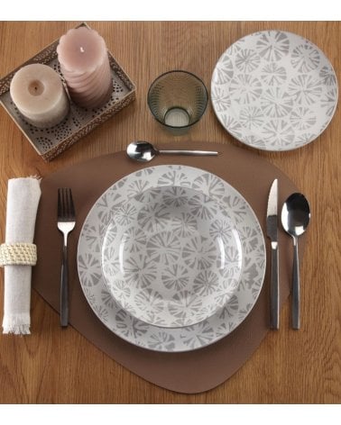 Vajilla de 18 Piezas Aura de Porcelana
