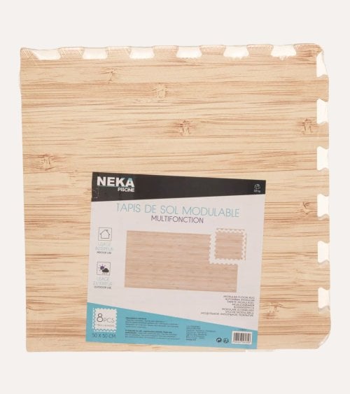 Alfombra Foam Modular Estilo Parquet