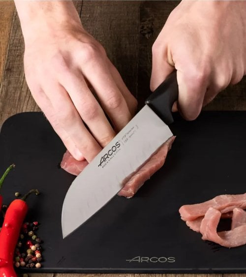Cuchillo Niza Santoku con Alveolos