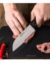 Cuchillo Niza Santoku con Alveolos