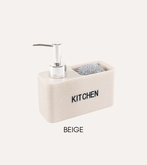 Dispensador de Jabón Kitchen con Estropajero