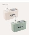 Dispensador de Jabón Kitchen con Estropajero
