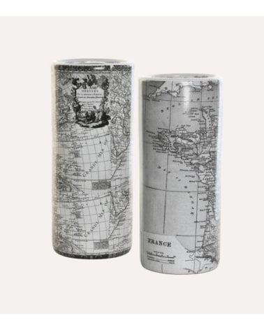 Paragüero de Porcelana Blano y Negro