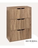 Estantería Mix N'modul de 6 Módulos con Puertas