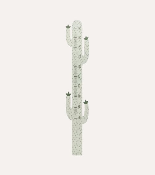 Medidos de Altura Infantil Cactus de Madera