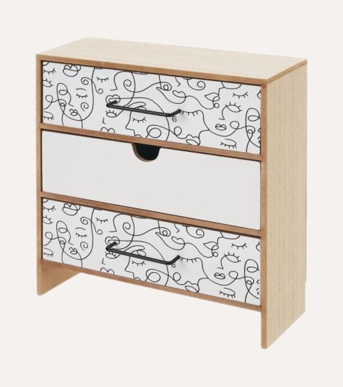 Cajonera Mini de 3 Cajones