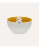 Bol Happy de Perro de Porcelana