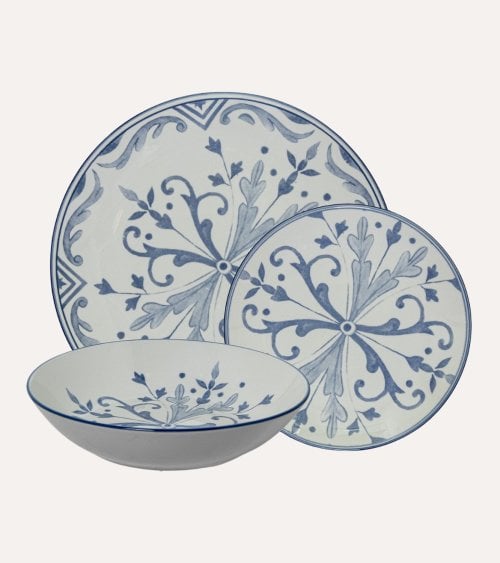 Vajilla de Porcelana Reyes de 18 Piezas
