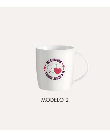 Taza Mug de Ceramica con Frases de Corazón