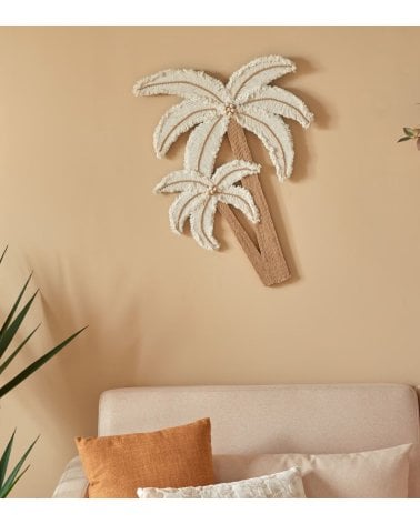 Palmera Miri de Madera para Decoración de Pared