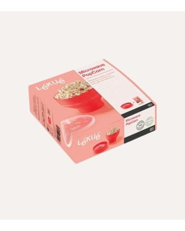 Palomitero para Microondas de Silicona Rojo
