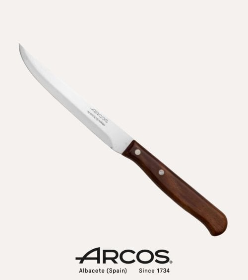 Cuchillo de Verduras Marrón de Acero Inoxidable