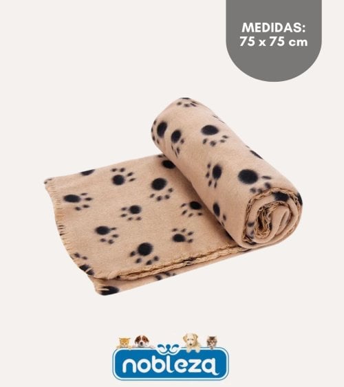 Manta para Mascotas con Estampado de Patitas