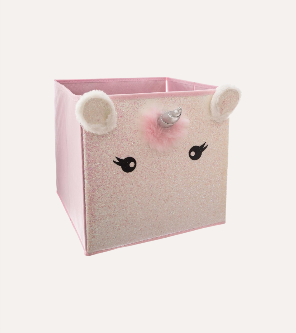 Caja Almacenaje de Unicornio de Cartón Caja Almacenaje de Unicornio de Cartón