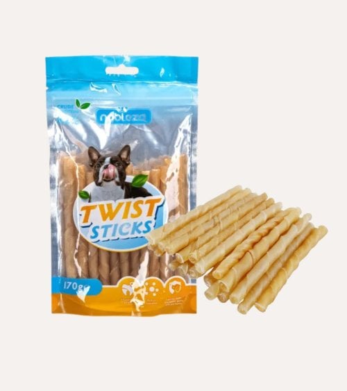 Premio para Perros Twist Sticks de Cuero de Ternera
