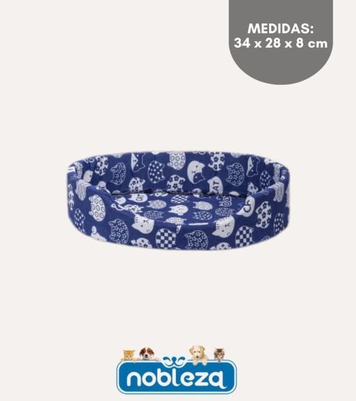 Cama para Mascotas Blue Cat de Poliéster