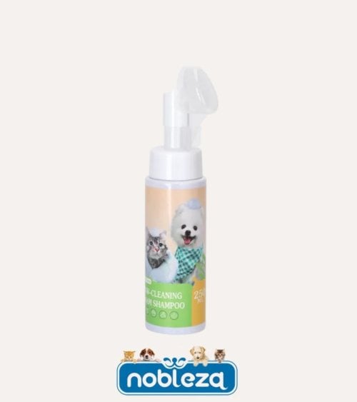 Champú Limpiador de Patas para Perros y Gatos con Cepillo