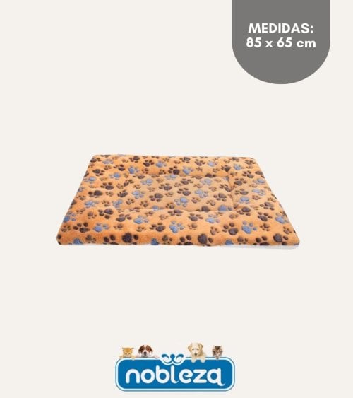 Cama Otoñal para Mascotas de Franela Reversible
