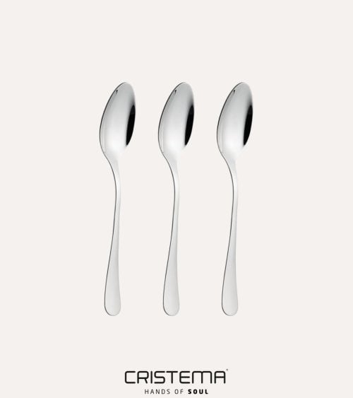 Set de 3 Cucharas de Café María de Acero Inox 18/10