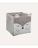 Cesta Plegable de Zorro Infantil de Terciopelo