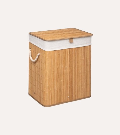 Cesto Rectangular para la Colada de Bambú