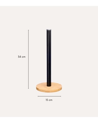 Portarrollo con Base de Madera