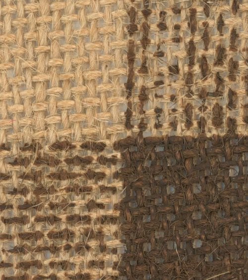 Alfombra con Cuadros Ruanda de Yute