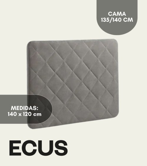 Cabecero Tapizado MENTA de Ecus