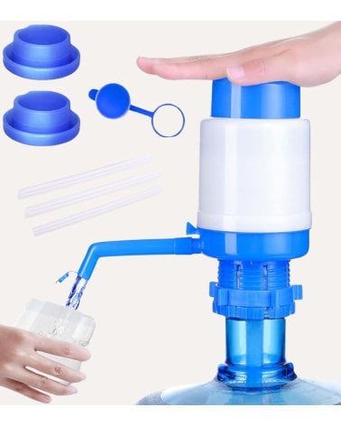 Bomba de Agua Manual Adaptable de Plástico