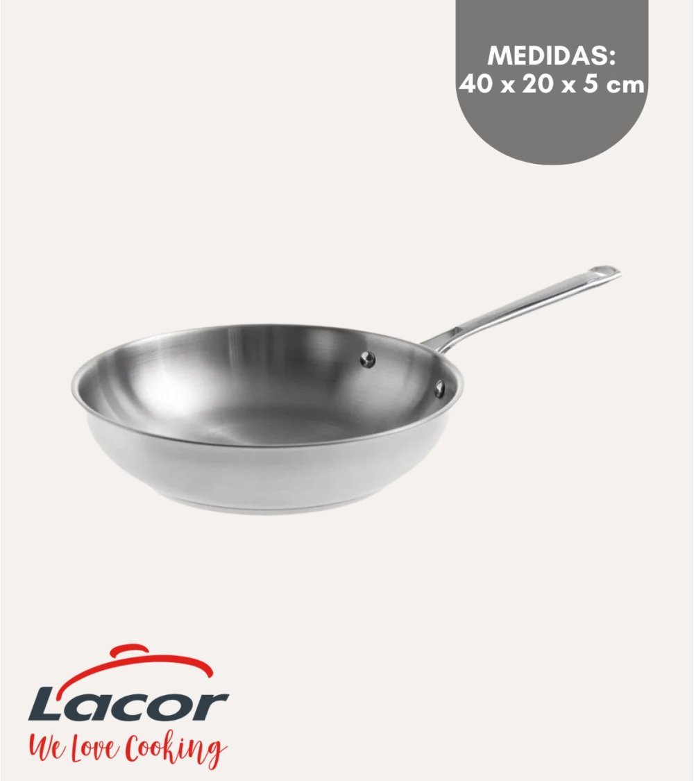 Sartén Cuisine de Acero Inoxidable 18/10 Sartén Cuisine de Acero Inoxidable 18/10