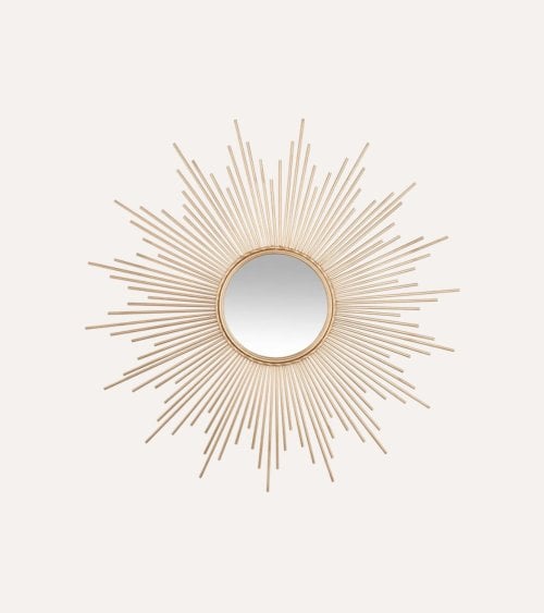 Espejo de Pared Soleil de Hierro Fundido