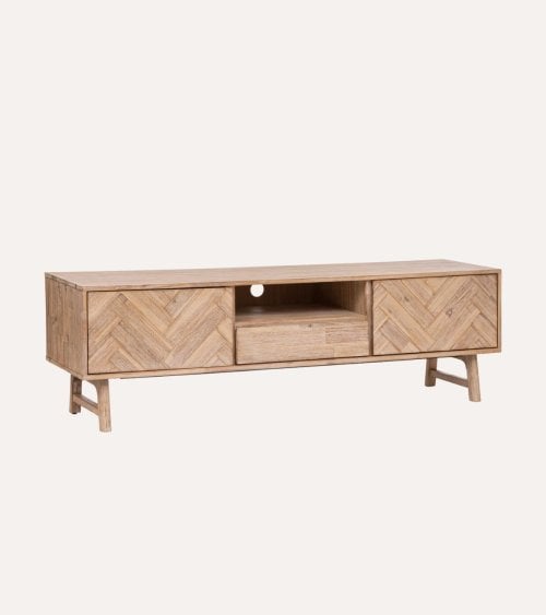 Mueble de TV con 2 Puertas y 1 Cajón Aeris de Madera