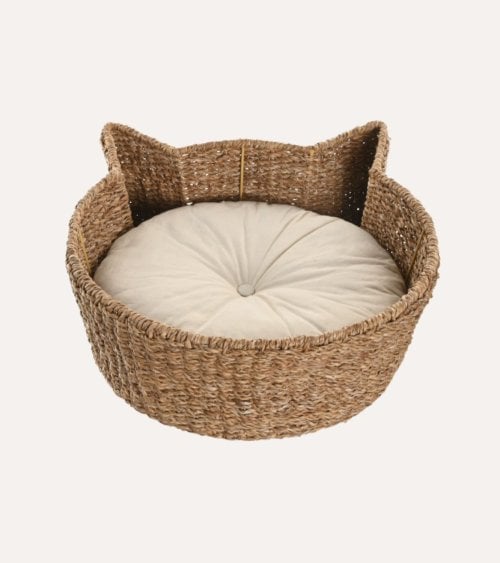 Cama para Mascotas de Gato Tejido de Alga