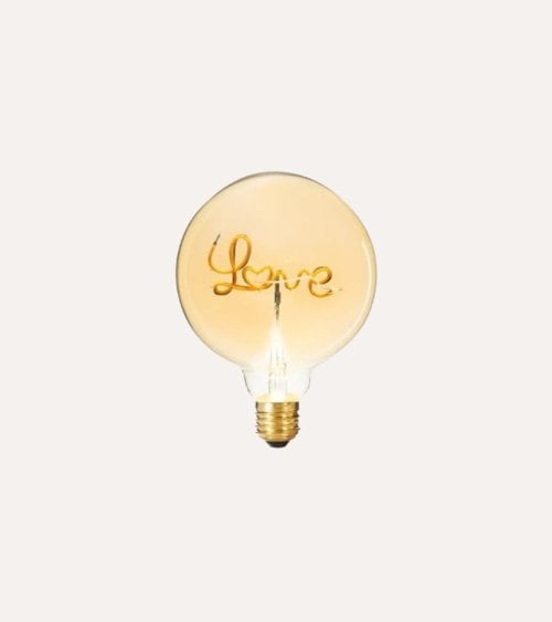 Bombilla Led con Palabra en el Interior E27 de 2W