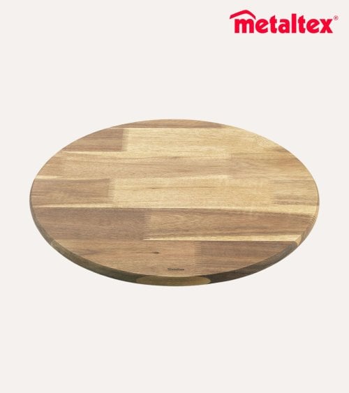 Tabla de Corte Giratoria de Madera de Acacia