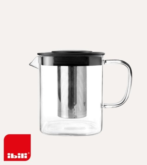 Jarra Hervidora de Té Square con Filtro de Acero Inoxidable 18/10