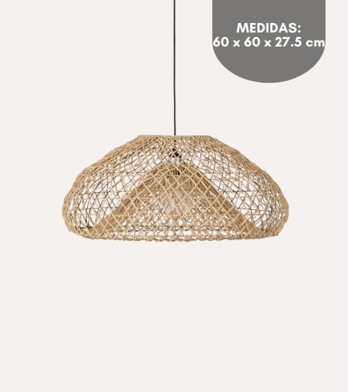 Lámpara Colgante Jasmine de Cuerda de Papel Natural