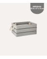 Caja Dream con Asas de Cuerda de Madera